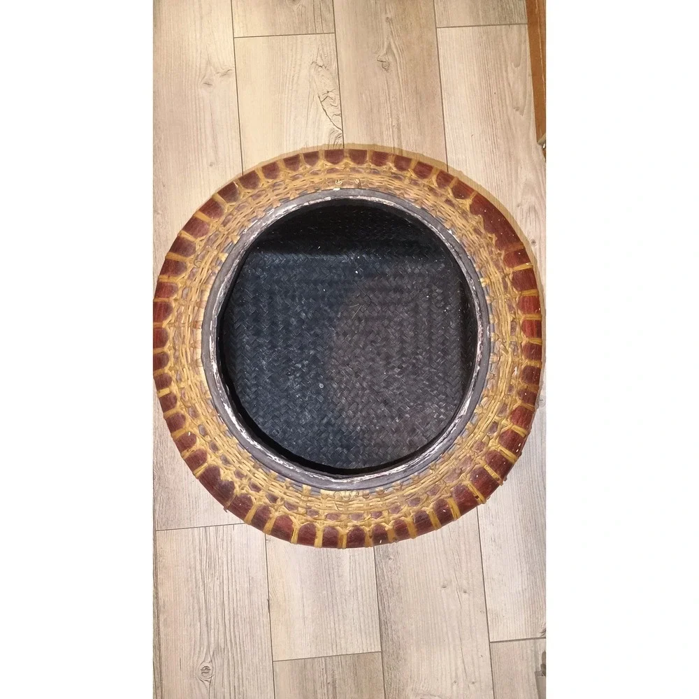 Burmese Chinese Home Decor 2️⃣4️⃣x1️⃣7️⃣Large Asian Woven Bamboo Storage Basket